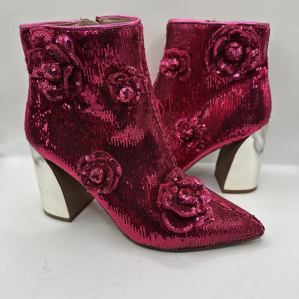 NEW Betsey Johnson Women's Finlee Ankle Boot Sz 7 1/2 - Picture 2 of 11